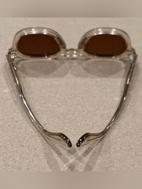 Robert La Roche Champagne Frame Sunglasses with Brown Lenses